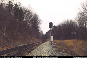 C&O Railway signal: Brookville